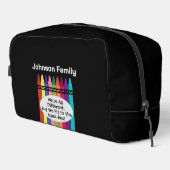 Custom Family Reunion Utility Bag  Waschbeutel (Rechte Ecke)