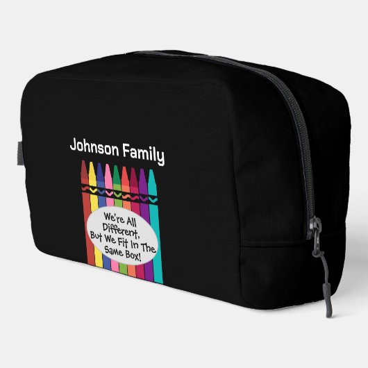 Custom Family Reunion Utility Bag  Waschbeutel (Rechte Ecke)