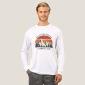 Custom Family Road Trip Camping Sunset Long Sleeve Tri-Blend Shirt (Vorderseite komplett)