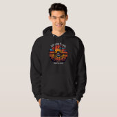 Custom Family Road Trip Mountain Sunset Retro Hoodie (Vorne ganz)