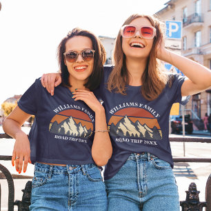 Custom Family Road Trip Urlaub Wiedersehen Frauen T-Shirt