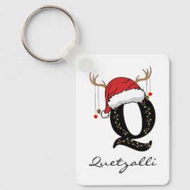 Custom Family Santa Claus Keychain for Mom and Dad Schlüsselanhänger