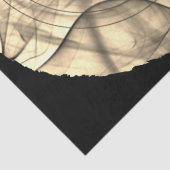 Custom Family Spooky Full Moon Happy Halloween Seidenpapier (Detail)