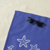 Custom Family Summer Beach Trip Group Matching Strandtuch (Beispiel)