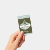 Custom Family Tree Logo Reunion Name Badge Ausweis (Handheld)