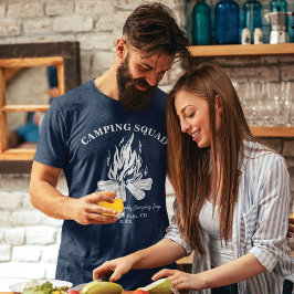 Custom Family Vacation Campfire Camping Trip T-Shirt