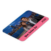 Custom Family Vacation Foto Kühlschrank Magnet (Linke Seite)