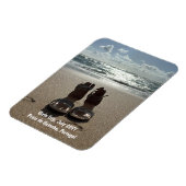 Custom Family Vacation Foto Kühlschrank Magnet (Linke Seite)