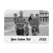 Custom Family Vacation Foto Kühlschrank Magnet (Horizontal)