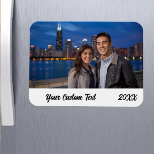 Custom Family Vacation Foto Kühlschrank Magnet