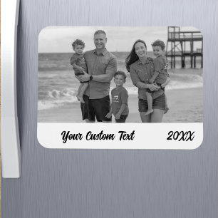 Custom Family Vacation Foto Kühlschrank Magnet
