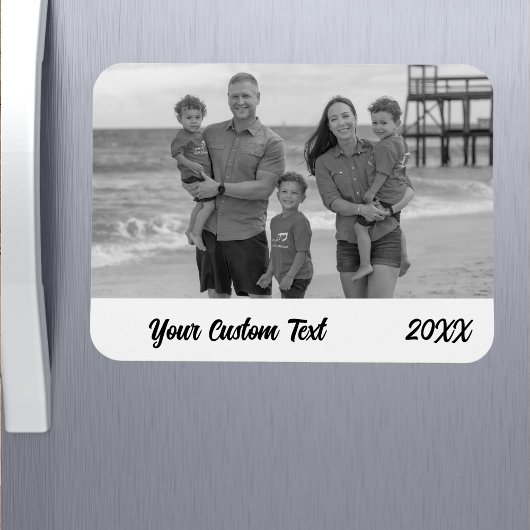 Custom Family Vacation Foto Kühlschrank Magnet