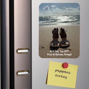 Custom Family Vacation Foto Kühlschrank Magnet