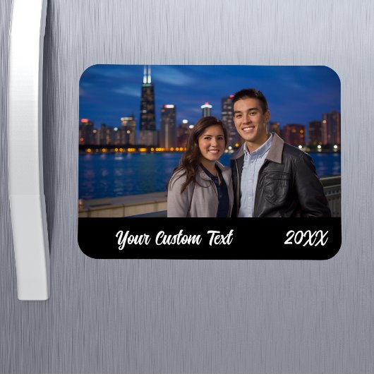 Custom Family Vacation Foto Kühlschrank Magnet