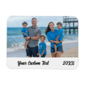 Custom Family Vacation Foto Kühlschrank Magnet (Horizontal)