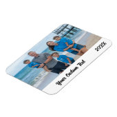 Custom Family Vacation Foto Kühlschrank Magnet (Linke Seite)