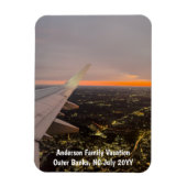 Custom Family Vacation Foto Kühlschrank Magnet (Vertikal)