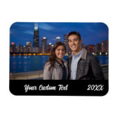 Custom Family Vacation Foto Kühlschrank Magnet (Horizontal)