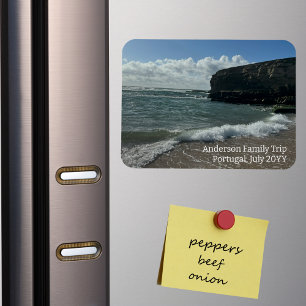 Custom Family Vacation Foto Kühlschrank Magnet. Magnet