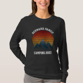 CUSTOM FAMILY WIEDERSEHEN CAMPING SUNSET BERGREISE T-Shirt (Vorderseite)