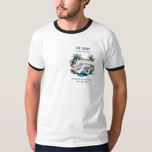 Custom Family Wiedersehen Cruise Ship Sommerurlaub T-Shirt (Vorderseite)
