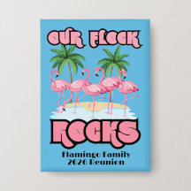 Custom Family Wiedersehen Flamingo Party Theme