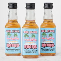 Custom Family Wiedersehen Flamingos unsere Flock R