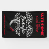Custom Family Wiedersehen Herzstück Art Tree Schwa Banner (Horizontal)
