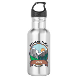 Custom Family Wiedersehen Road Trip Mountain Edelstahlflasche