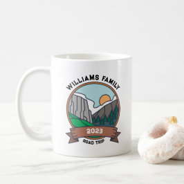 Custom Family Wiedersehen Road Trip Mountain Kaffeetasse