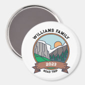 Custom Family Wiedersehen Road Trip Mountain Magnet (Vorderseite/Rückseite)