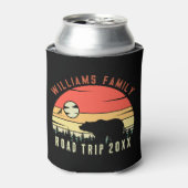 Custom Family Wiedersehen Road Trip Mountain Sunse Dosenkühler (Kanne Vorderseite)