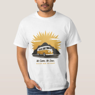 Custom Family Wiedersehen Road Trip Mountain Sunse T-Shirt