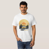 Custom Family Wiedersehen Road Trip Mountain Sunse T-Shirt (Vorne ganz)