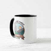 Custom Family Wiedersehen Road Trip Mountain Tasse (Vorderseite Links)