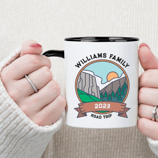 Custom Family Wiedersehen Road Trip Mountain Tasse