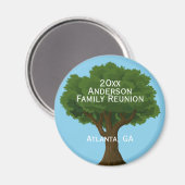 Custom Family Wiedersehen Souvenir Magnet (Vorderseite/Rückseite)