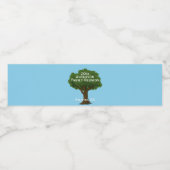 Custom Family Wiedersehen Souvenir Wasserflaschenetikett (Einzelnes Label)