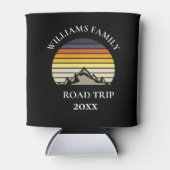 Custom Family Wiedersehen Sunset Mountain Road Tri Dosenkühler (Vorderseite)