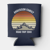 Custom Family Wiedersehen Sunset Mountain Road Tri Dosenkühler (Vorderseite)