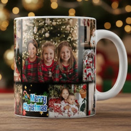 Custom Family Xmas Gift Mug Jumbo-Tasse