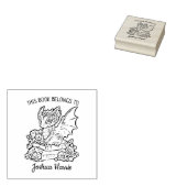 Custom Fantasy Baby Dragon Buchzeichen Gummistempel (Stempel)