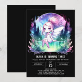 Custom Fantasy Fairy Birthday Einladung (Vorne/Hinten)