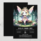 Custom Fantasy Fairy Birthday Einladung (Vorne/Hinten)