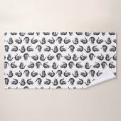 CUSTOM-FARBE der Cheshire Cat Alice im Wunderland Badehandtuch (Badehandtuch)