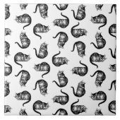 CUSTOM-FARBE der Cheshire Cat Alice im Wunderland Fliese (Vorderseite)