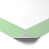 CUSTOM FARBE Foto Abschluss Signature-Meldung Poster (Ecke)