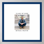 CUSTOM FARBE Foto Abschluss Signature-Meldung Poster (Vorne)