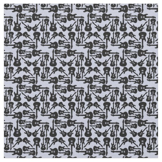 CUSTOM-FARBE-Musik für elektrische Gitarrenmuster Stoff (Nahaufnahme)