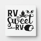 CUSTOM FARBE RV Sweet RV Camping Fotoplatte (Vorderseite)